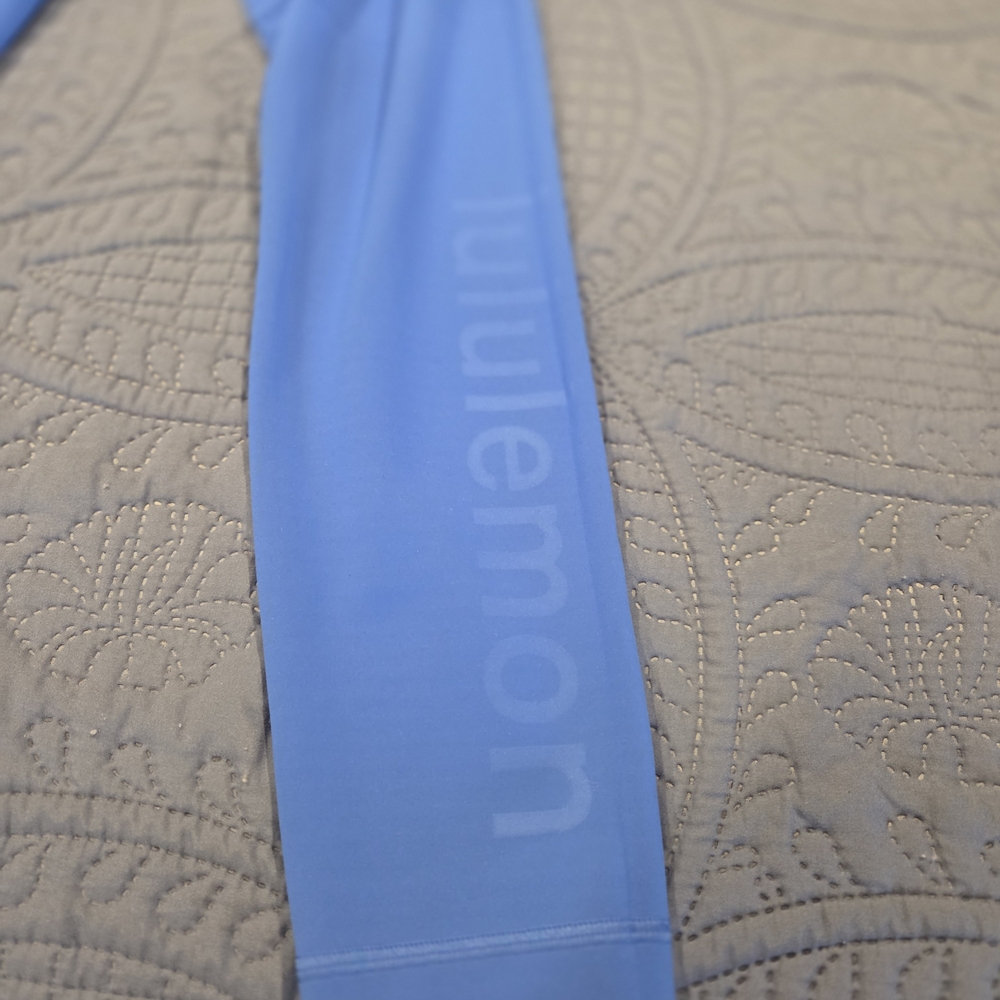 Lululemon  Wunder Train HIGH rise Graphic 25" Pipe Dream Blue Leggings